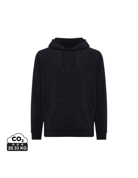 Felpa con cappuccio IQONIQ Trivor in micropile poliestere ri